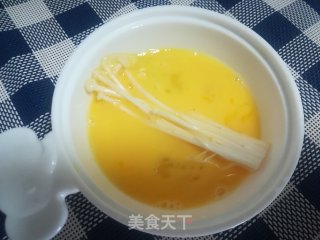 酥炸椒盐金针菇的做法步骤：5