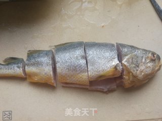 香煎黄花鱼片的做法步骤：6