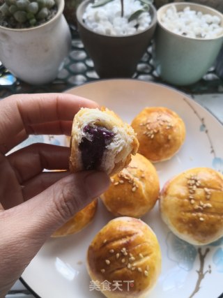 紫薯老婆饼的做法步骤：15