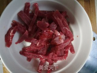 干煸牛肉的做法步骤：2