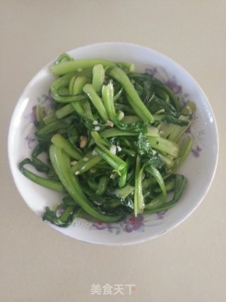 清炒油菜的做法步骤：6