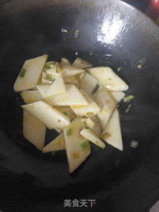 清炒山药的做法步骤：5