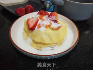 草莓酸奶千层的做法步骤：12
