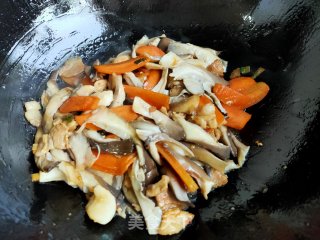 肉片烧平菇的做法步骤：10