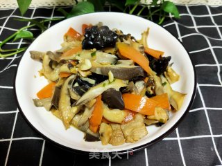肉片烧平菇的做法步骤：14
