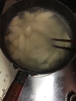 姜薯蛋花甜汤的做法步骤：6