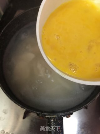 姜薯蛋花甜汤的做法步骤：7