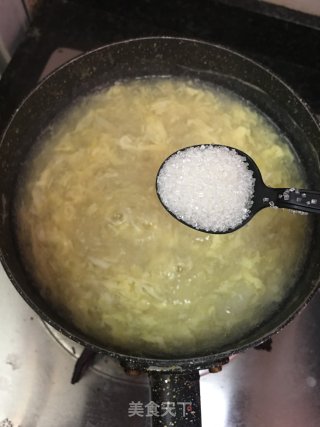 姜薯蛋花甜汤的做法步骤：8