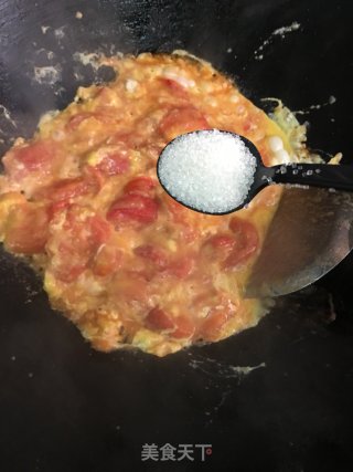甜番茄炒鸡蛋的做法步骤：7