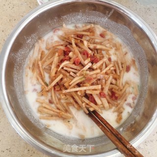广式芋头糕的做法步骤：5