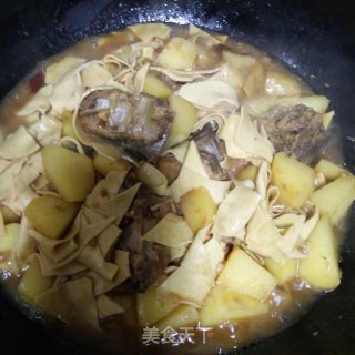 脊骨炖土豆的做法步骤：7