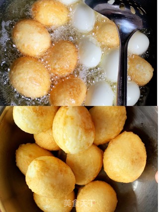 秘制千张结 虎皮蛋的做法步骤：4