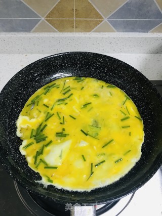 虾皮煎蛋的做法步骤：4