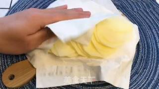 无油版薯片????的做法步骤：3