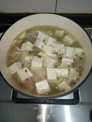 排骨烘豆腐的做法步骤：5