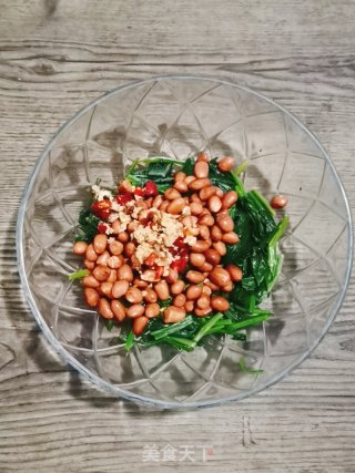 果仁菠菜的做法步骤：7
