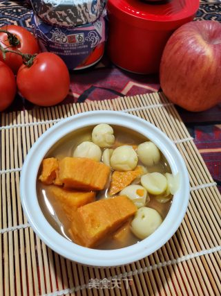 红薯莲子汤的做法步骤：6