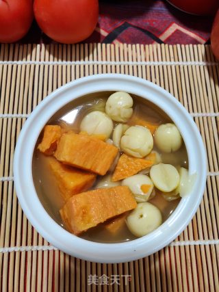 红薯莲子汤的做法步骤：7