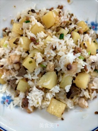 爆炒土豆蒸饭的做法步骤：5