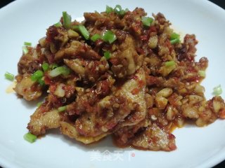 孜然鸡脯肉的做法步骤：10