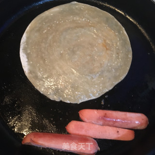 美味手抓饼的做法步骤：4
