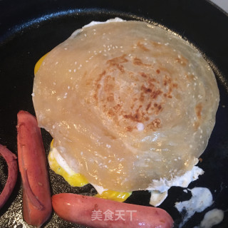 美味手抓饼的做法步骤：6