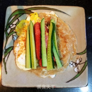 美味手抓饼的做法步骤：8