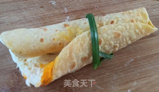 葱花蛋饼的做法步骤：9