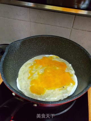 鸡蛋手抓饼的做法步骤：7
