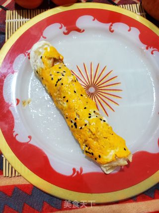 鸡蛋手抓饼的做法步骤：14