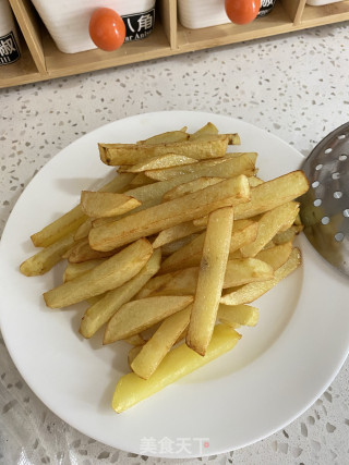 炸薯条的做法步骤：5