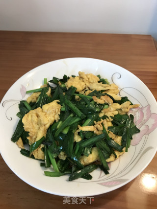 韭菜炒鸡蛋的做法步骤：7