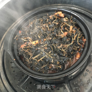 马齿苋菜干扣肉的做法步骤：28