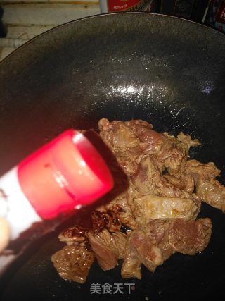 葱爆羊肉的做法步骤：4