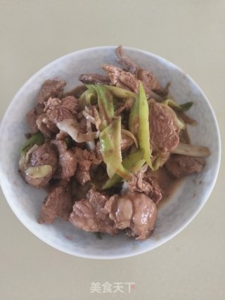 葱爆羊肉的做法步骤：9