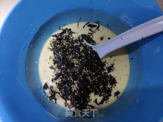 海苔鸡蛋饼的做法步骤：4