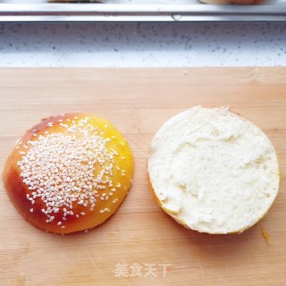 汉堡包的做法步骤：25