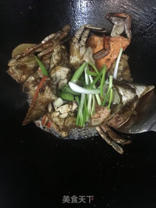 爆炒梭子蟹的做法步骤：9