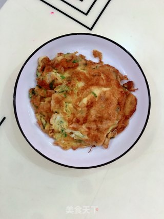 肉末香菜煎蛋的做法步骤：7