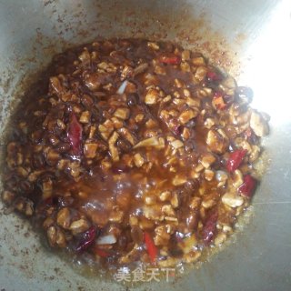 肉丁酱的做法步骤：5