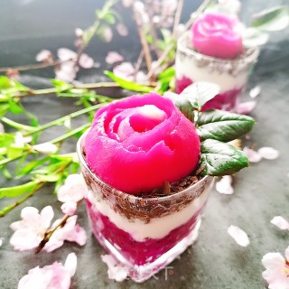 火龙果酸奶杯的做法步骤：16