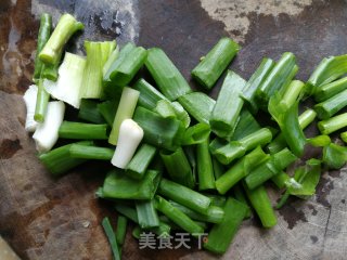 芥菜心炒肉片的做法步骤：3