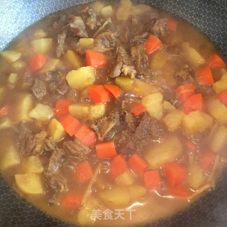 咖啡牛肉土豆盖浇饭的做法步骤：8