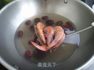 鲜虾香菇白菜汤的做法步骤：8