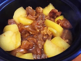 牛筋土豆的做法步骤：5