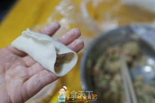 10个月以上辅食开放式煎饺的做法步骤：2