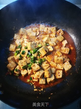 新手秒上手——纯素麻婆豆腐的做法步骤：8