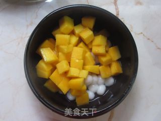 芒果圆子甜汤的做法步骤：5