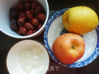红枣雪梨苹果汤的做法步骤：1