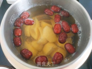 红枣雪梨苹果汤的做法步骤：6